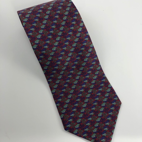 Christian Dior | Snake Print Necktie - Picture 4 of 6